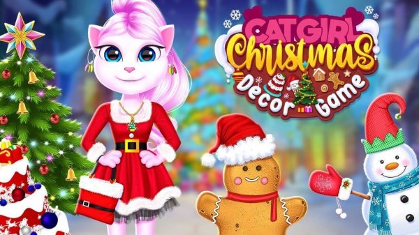 Holiday Kitty Baking & Decor