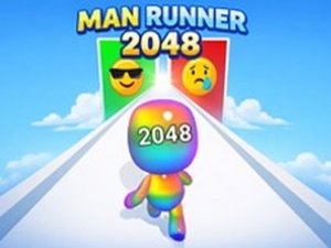 Man Runner 2048 Online Puzzle Game