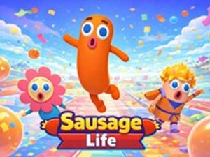 Sausage Life Online Game - Fun Mini Games for Kids - Arcade Game