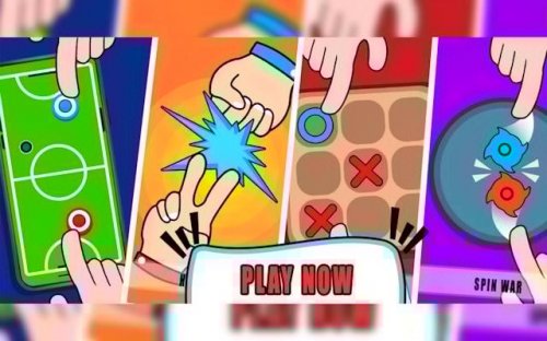 2 Player Games 1v1 Battle: Antistress Tapping Challenge