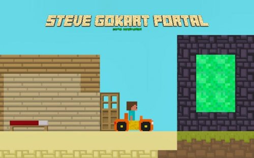 Steve Go Kart Portal Adventure