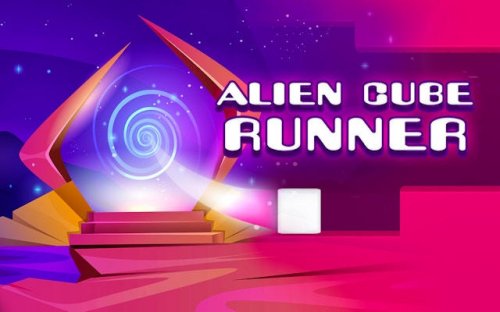 Alien Cube Runner: Tap to Build Adventure