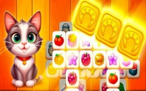 Cat Town Tile Match Puzzle