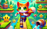 Infinity Cat Adventure Runner - Endless Arcade Platformer
