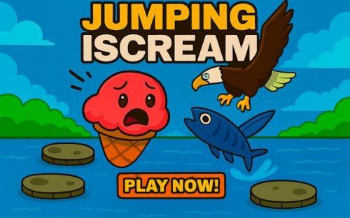 Jumping Iscream - Ice Cream River Adventure Game