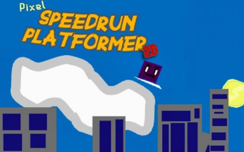 Speed-Run Platformer 2D: Timed Challenge Game