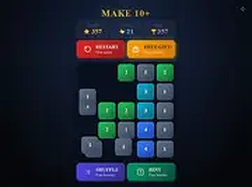Tile Merge Number Challenge